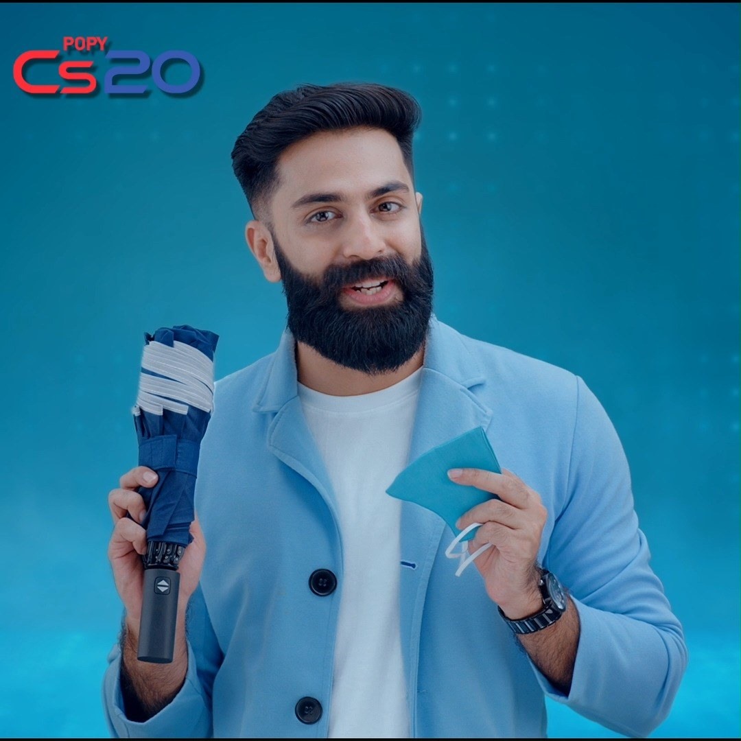 പോപ്പി CS20 - കുടയുടെ പ്രവർത്തനം മുഴുവനായും ഹാൻഡിലി ...