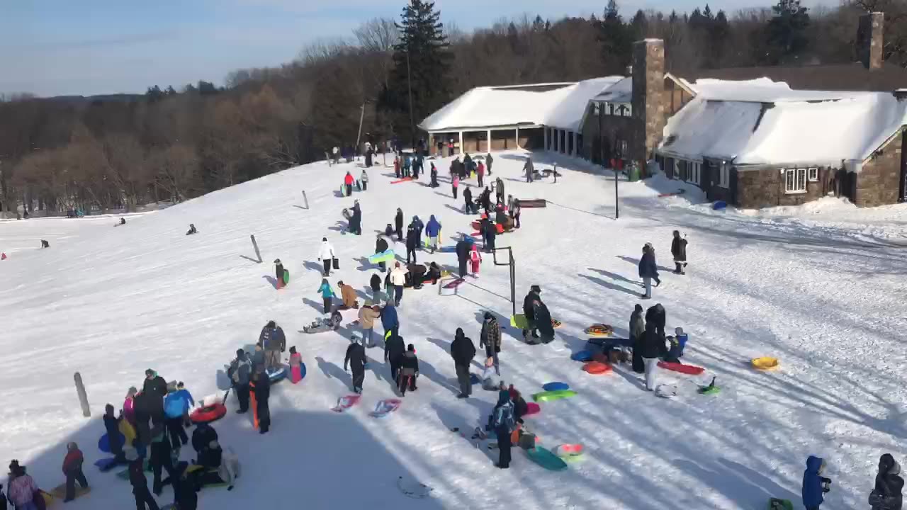 Lots of fun happening on the Chestnut Ridge sledding hill!! Plan your ...