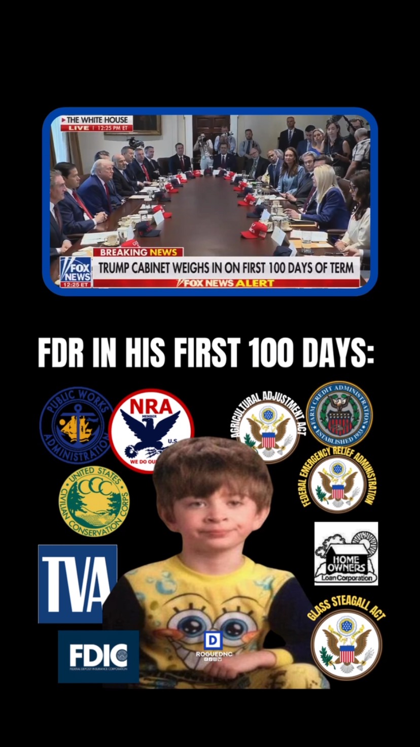 In his first 100 days, President Franklin D. Roosevelt launched a wave ...