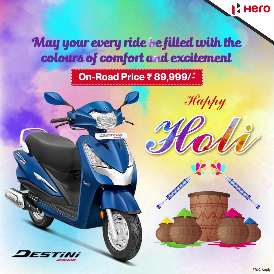 Celebrate February Fiesta with amazing savings on Hero Destini