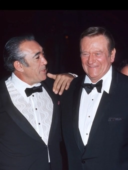 Anthony Quinn and John Wayne | Legends Never Die: John Wayne | Facebook