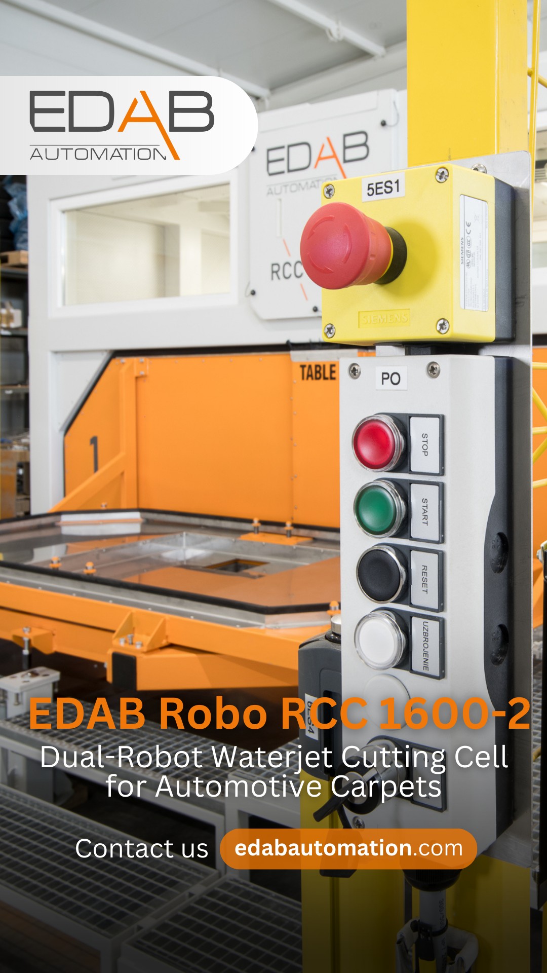👀 See it in action: EDAB Robo RCC 1600-2 🔥 Dual-Robot Waterjet Cutting ...