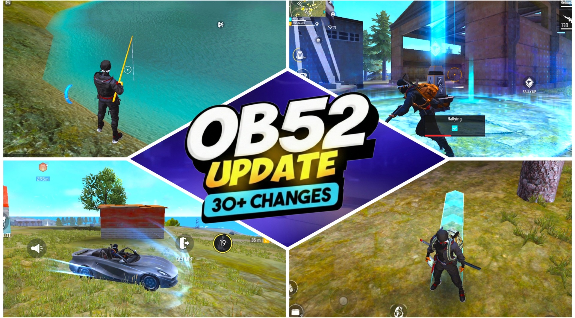 Top 30 Changes In Ob52 Update - Part 2 | Free Fire New Update