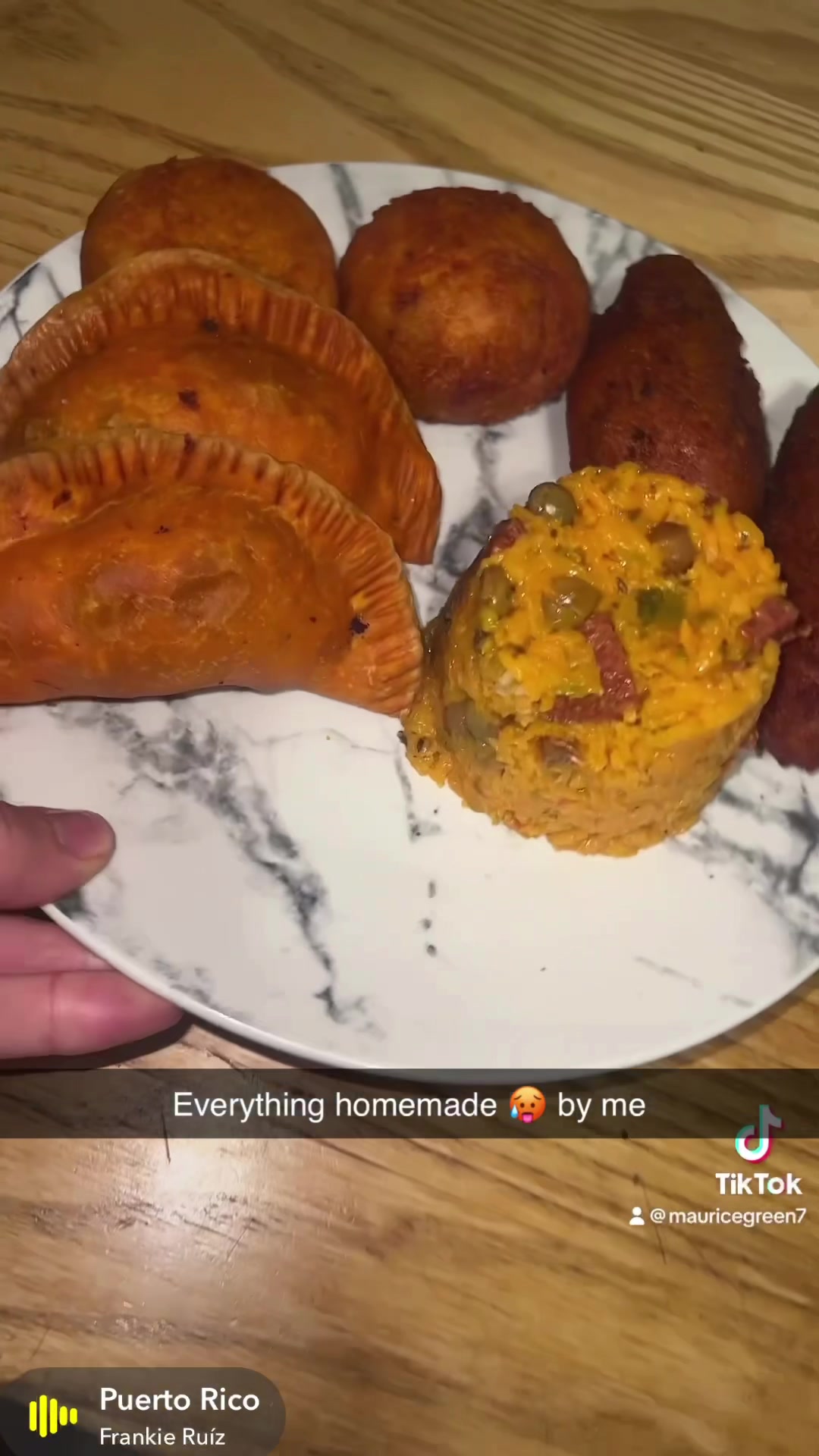 Everything homemade Cooked by me and Quiana Ortega on the rice 🥰🇨🇺 ...