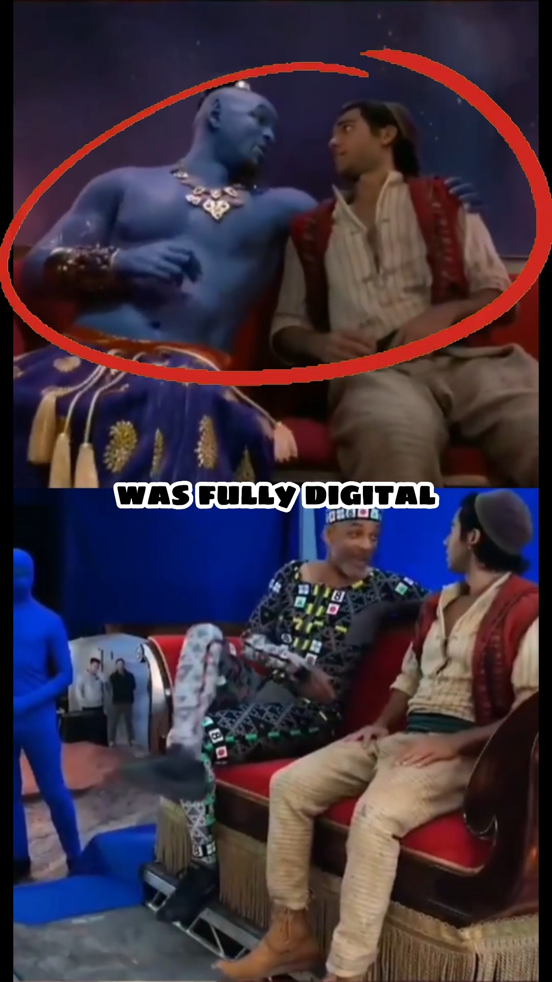 🧞‍♂ Behind the Scene of Aladdin (2019) 🏰 How Scenes Created the Genie ...