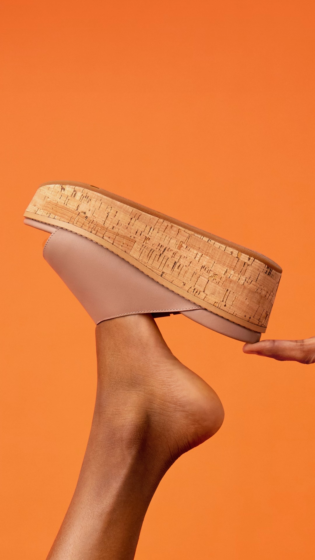 The wedges that have it all: the Eloise Cork-Wrap Leather Wedge
