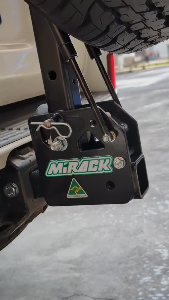 Fitting our GEN4 SWINGING Spare Wheel Carrier to a customer's modified ...