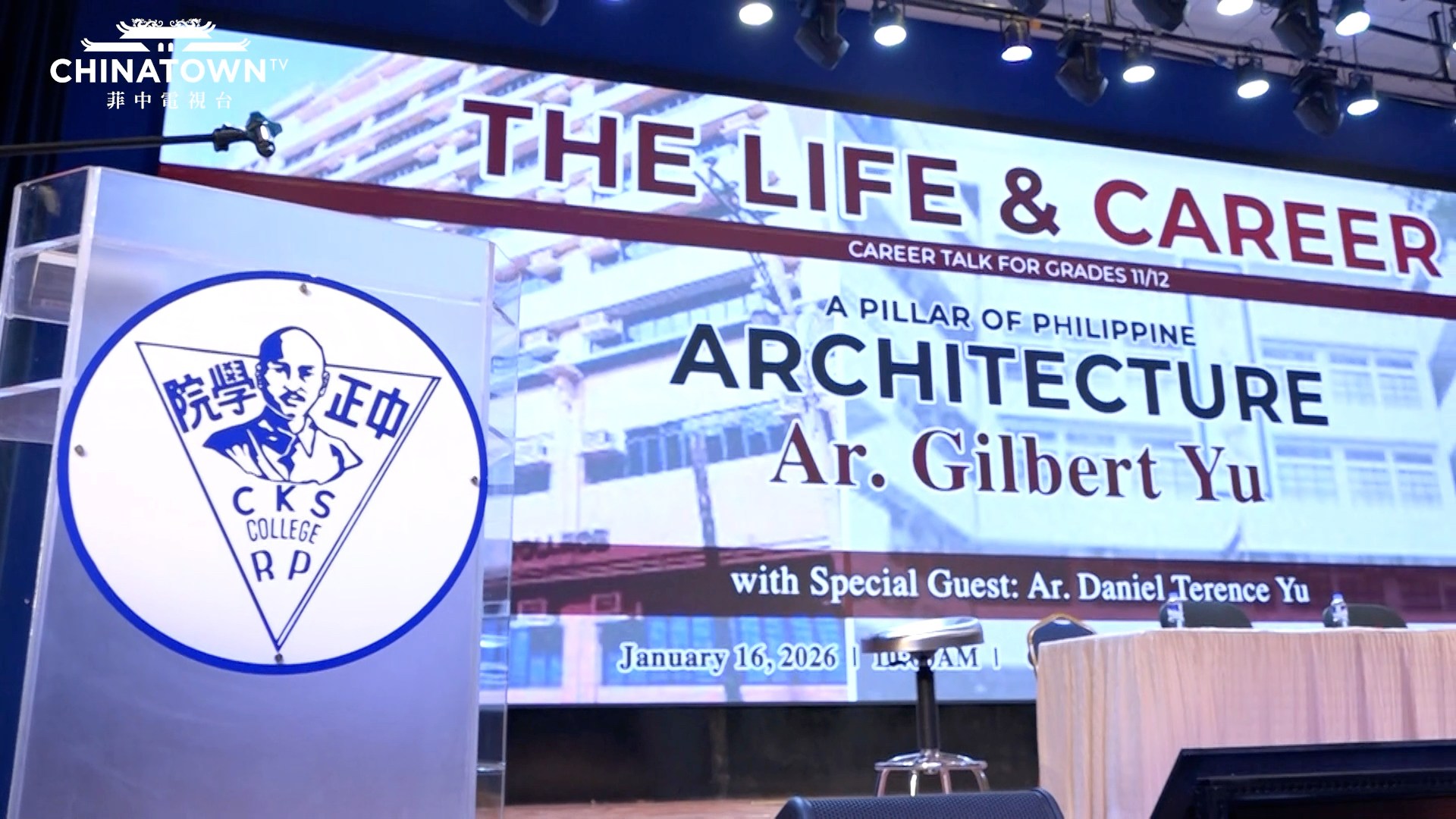 An inspiring moment at Chiang Kai Shek College, where students gathered ...