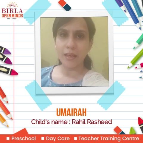 Listen from one of our guardians, Mrs. Umairah, mother of Rahil Rasheed ...