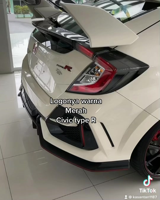New honda civic type R dan merah logonya #tiktokotomotif#typeR#honda# ...