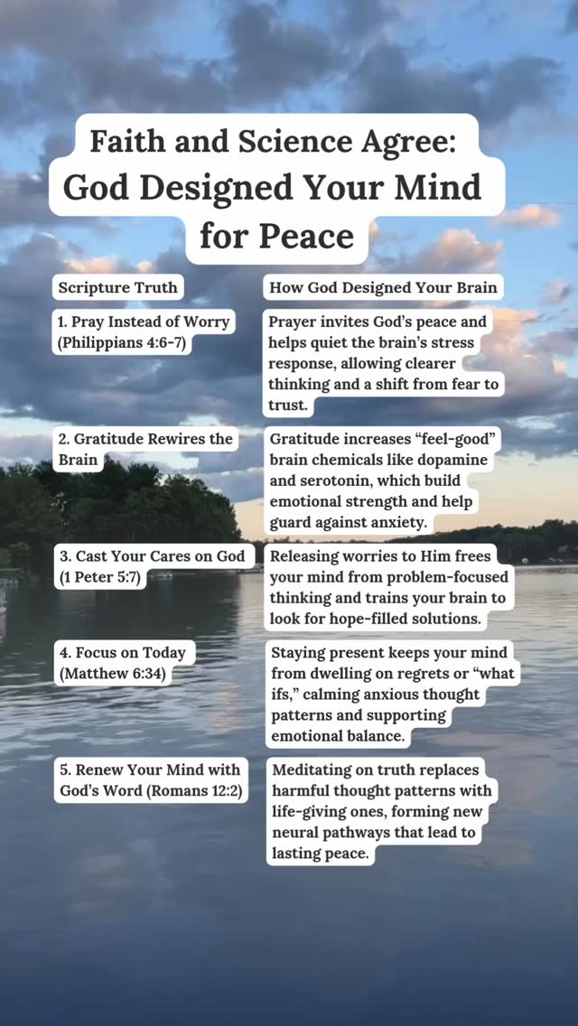 Science keeps proving what Scripture has said all along. Prayer ...