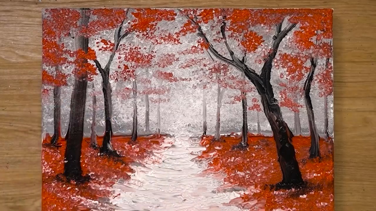 Tuto Peinture Acrylique Débutant Paysage