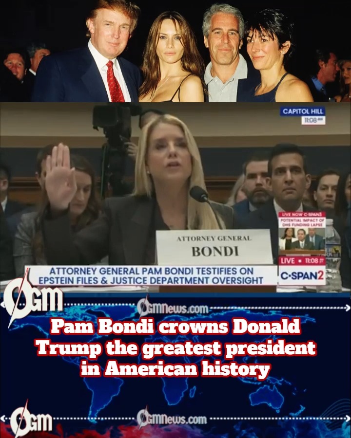 Bondi Declares Trump History’s Greatest While Ignoring Epstein case Pam ...