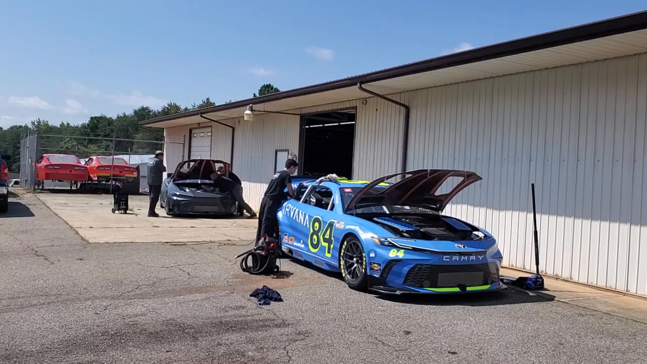 Great day for cleaning and prepping race cars for their next event ...