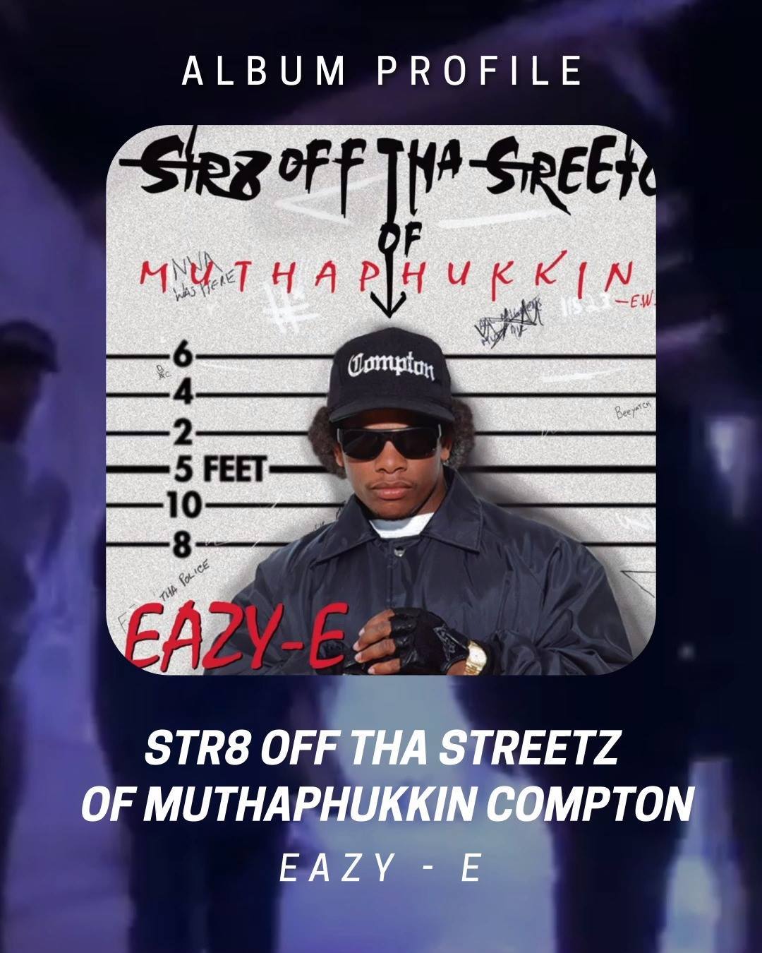 30 years agothe late, great Eazy-E on the cover of Rap Sheet