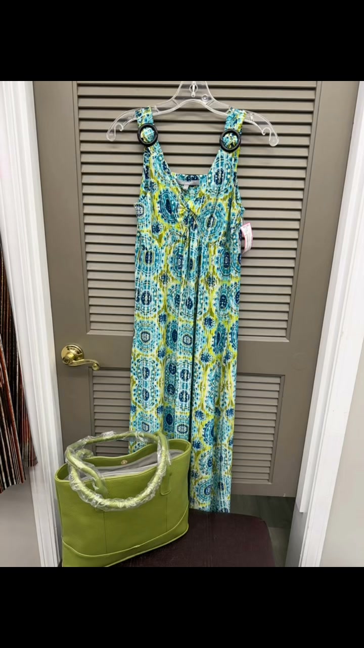 Cute dresses, fun outfits, and those “I absolutely do NOT need this… but I’m taking it home anyway” pieces! 😂, Come see us or check these items out on our website , www.hand-me-ups.com, 