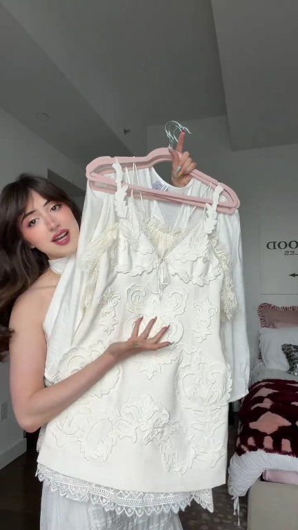 h&m white graduation dress Save this video if you’re graduating soon 😼 all dresses from #ad #hmpartner #notsophiesilva #graduation #graddress | Notsophiesilva Formal gown