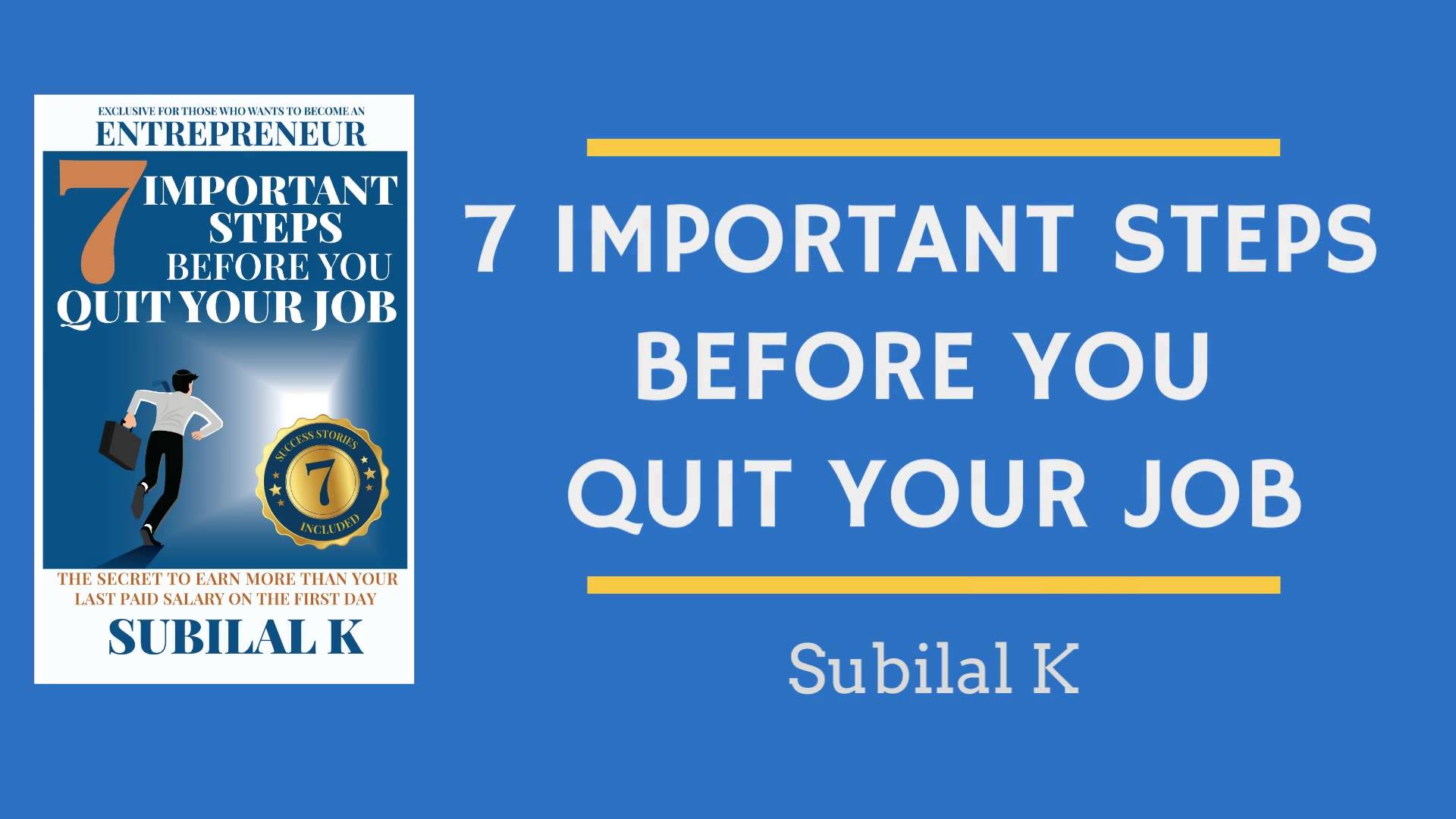7 Important Steps Before You Quit Your Job - Home | Facebook