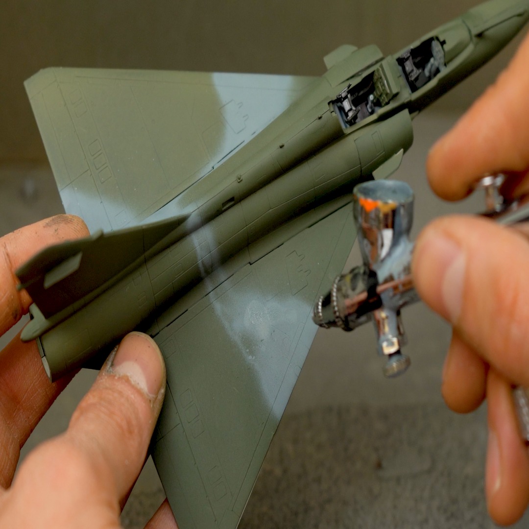 SEBUNAS – Mirage 2000 1/100 – Maquette Métal Dassault, Escadron 3e Cigogne, 2-EB – Collection Adulte