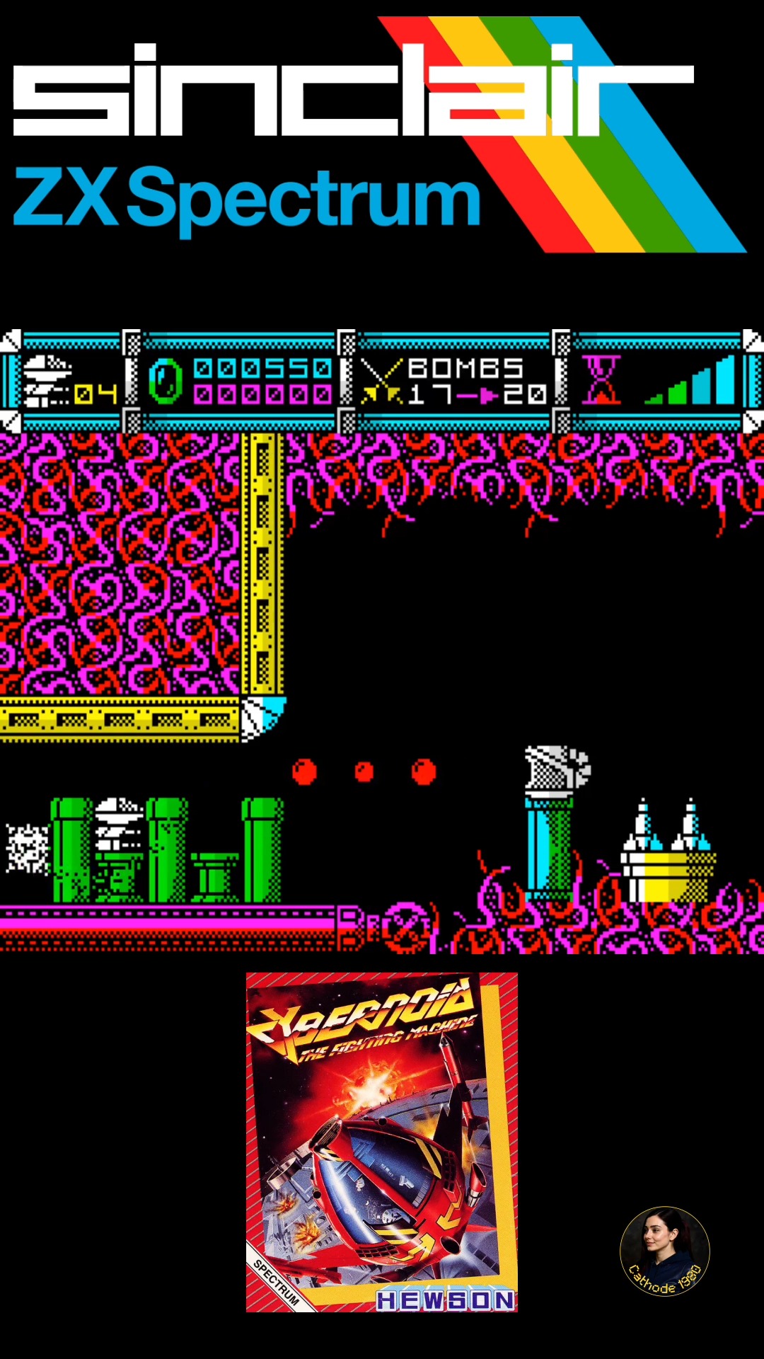 🚀 One of the toughest shooters on the ZX Spectrum 128K! Cybernoid