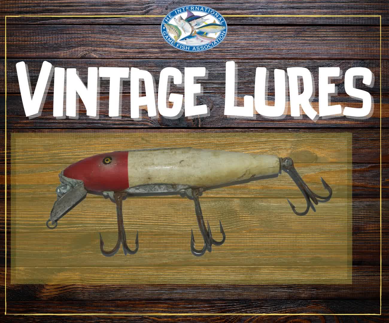 antique muskie fishing lures Musky Charmer 8 Large Vintage Muskie Fishing