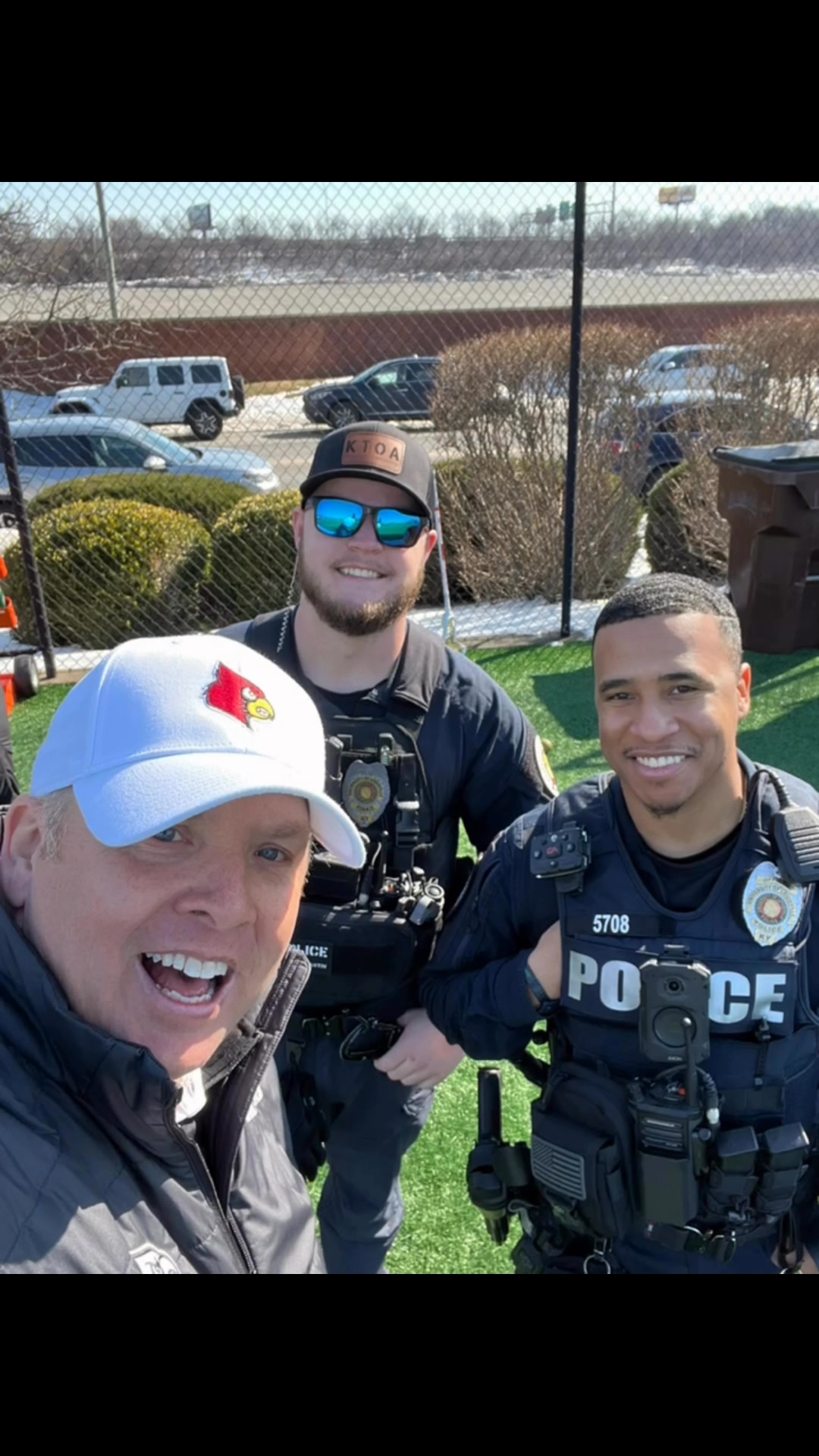 ULPD officers on patrol briefly stopped by last week’s Louisville Women ...