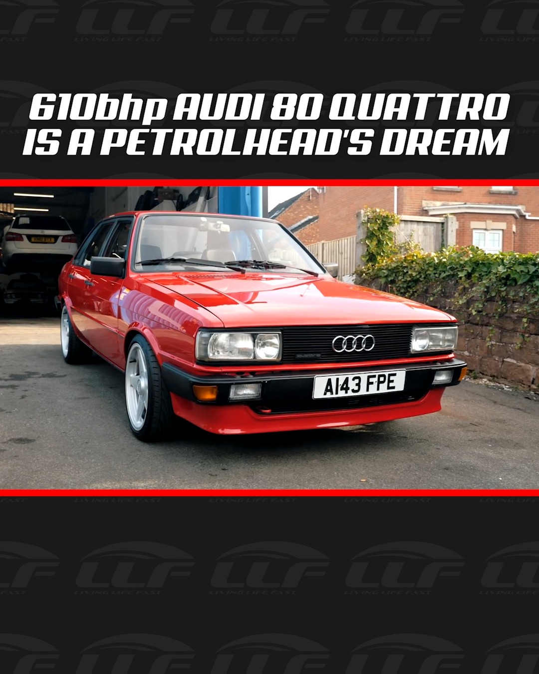 610bhp Audi 80 is a petrolhead's dream 🛠