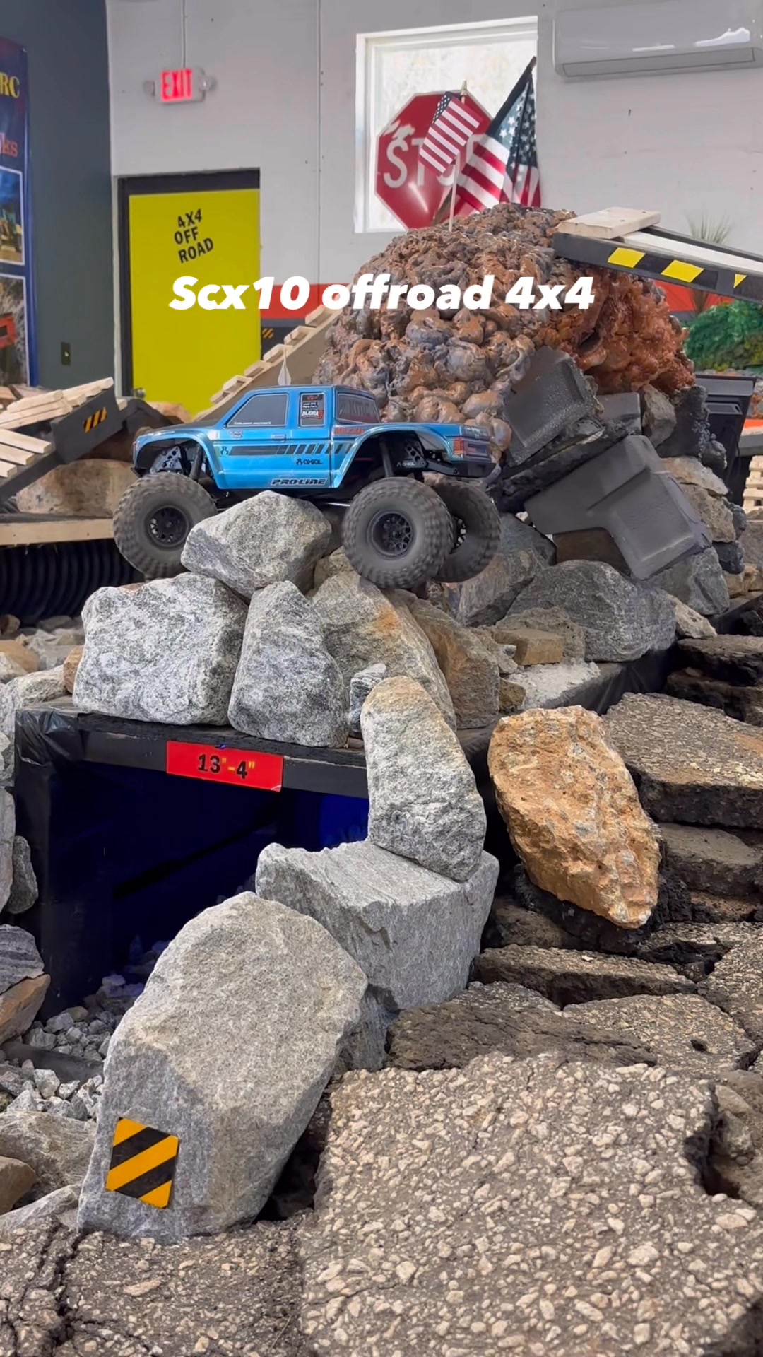 Realistic indoor outdoor RC crawler course/obstacles and RC Dirt Zone 🏁 ...
