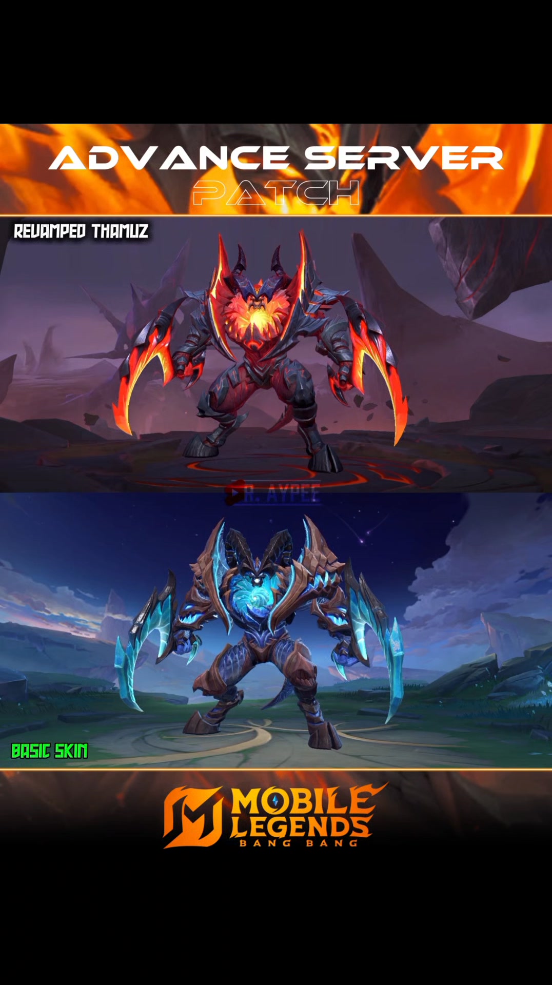 🚨 Revamped Thamuz and Basic Skin #MLBB #MLBBCreator #Thamuz # ...
