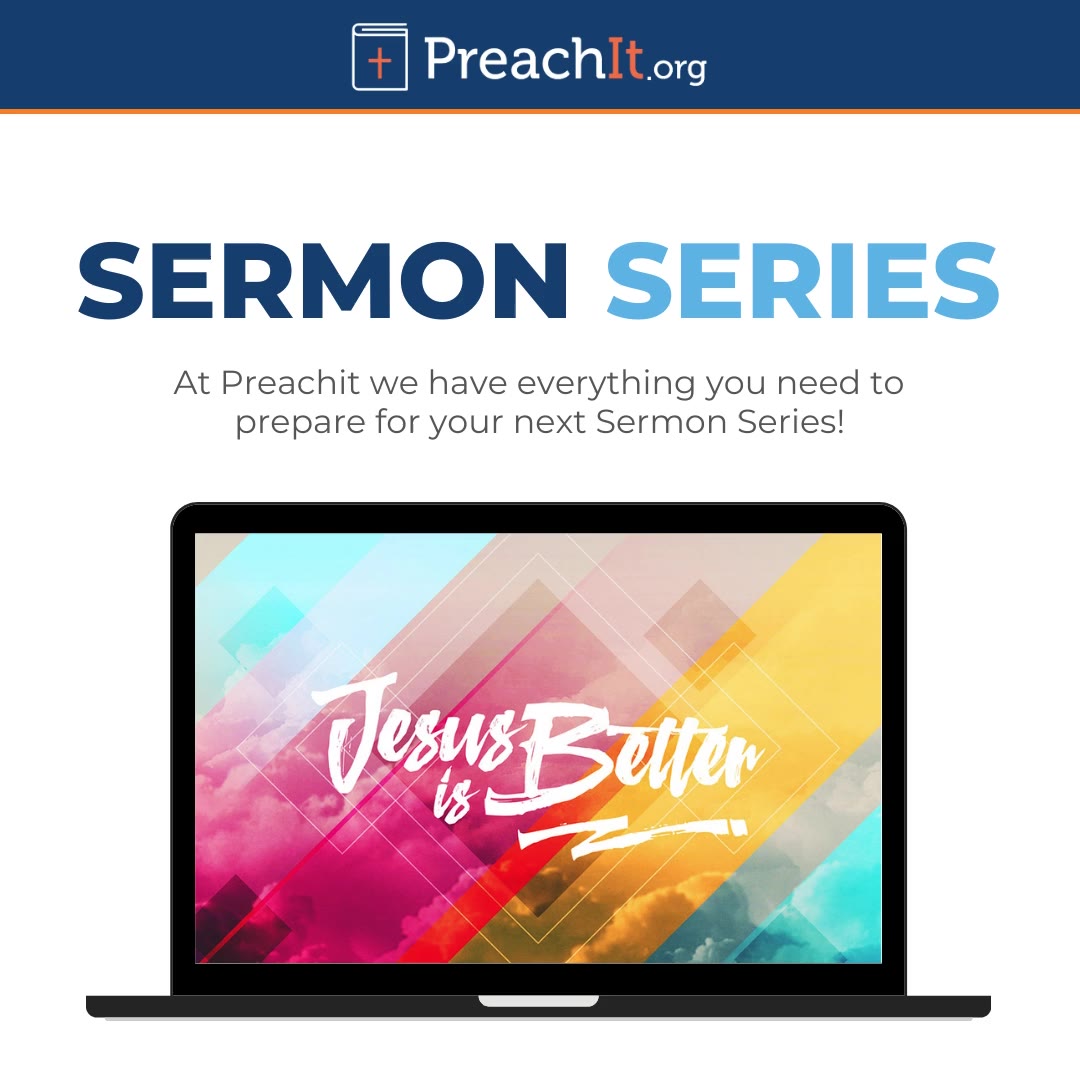 Preaching Graphics Sermon Series Graphic Package, Church Presentation