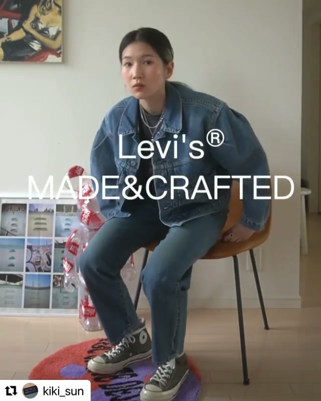 Levi's® Made & Crafted with KiKi #Repost @kiki_sun with