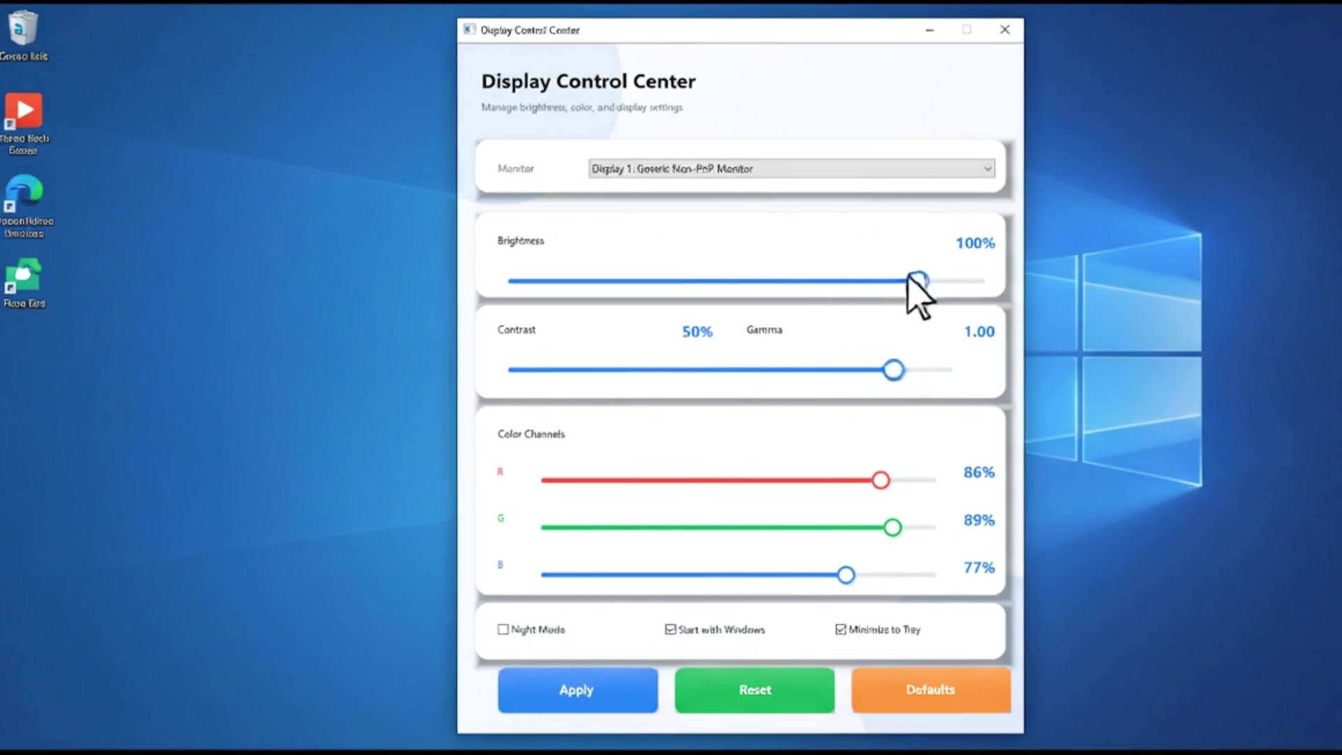 Neat Dimmer Screen v1.0 - Free Display Brightness Control Software for ...