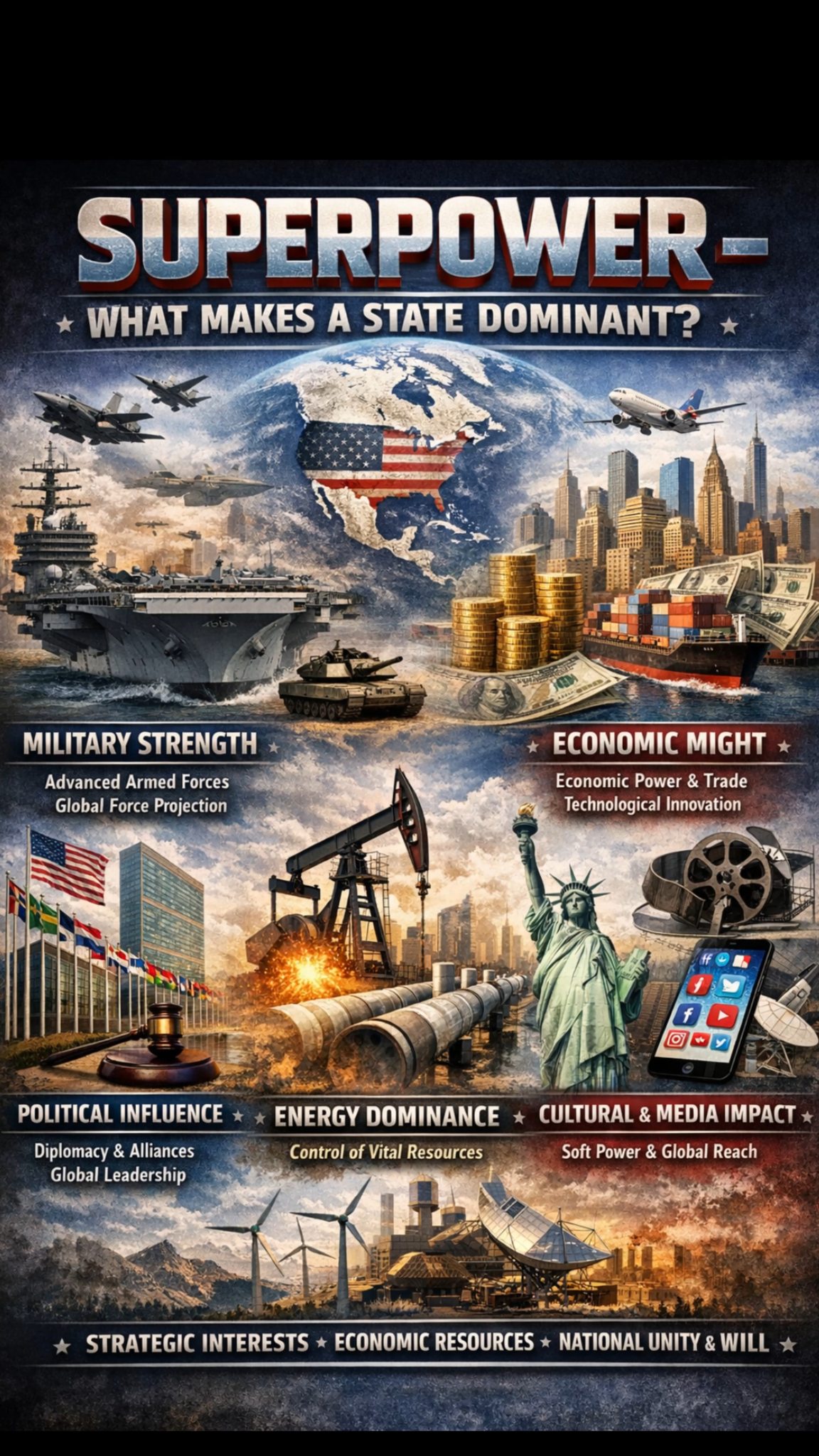 What makes a country a superpower? People hear the word “superpower ...