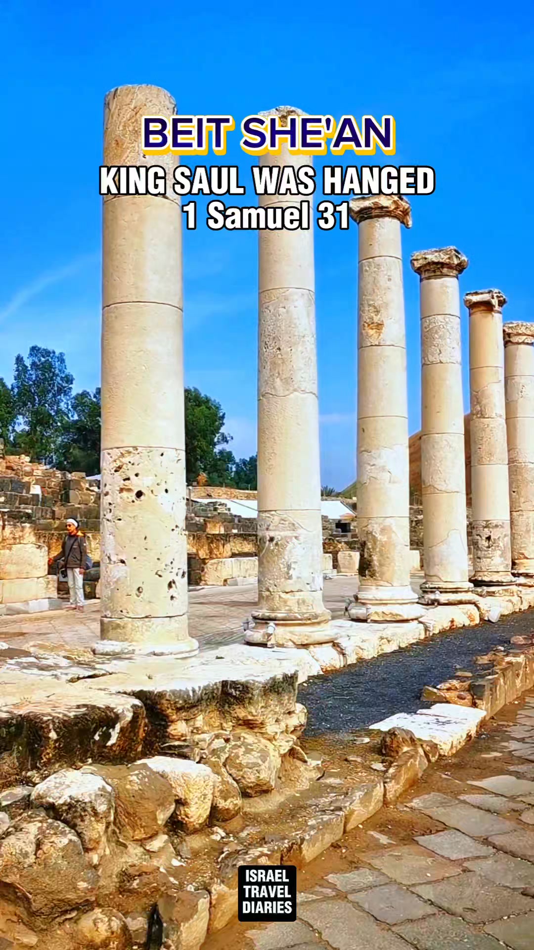 Beit She'an is the best preserved Roman archeological site in Israel ...