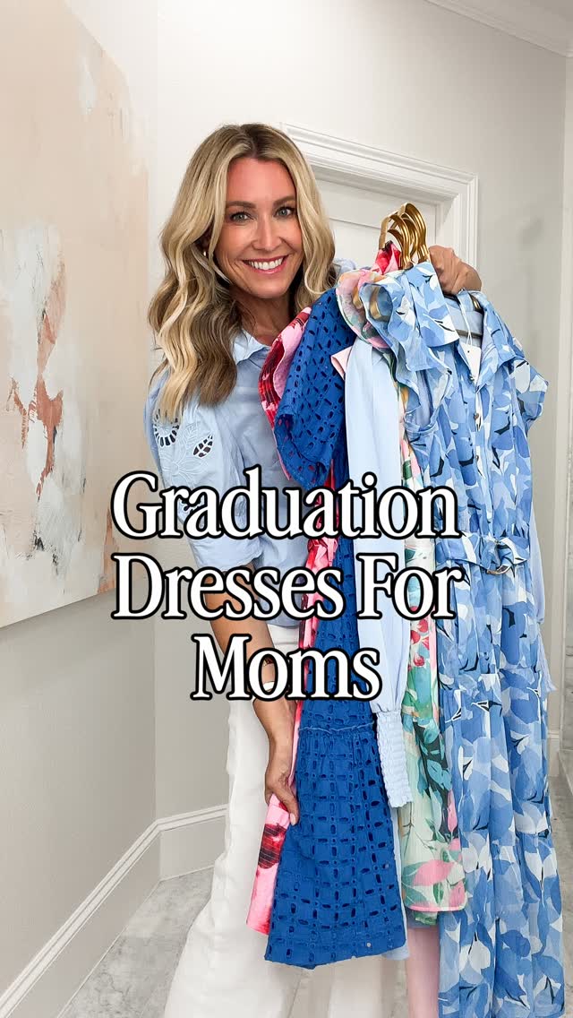 15 Dresses I'd Happily Wear To My Son's Graduation Find them here: https://themomedit.com/style-women-what-to-wear-graduation-guest-dress-mom -midi-maxi-floral-cotton-linen-smocked-puff-sleeve-spring-summer-event-linzi