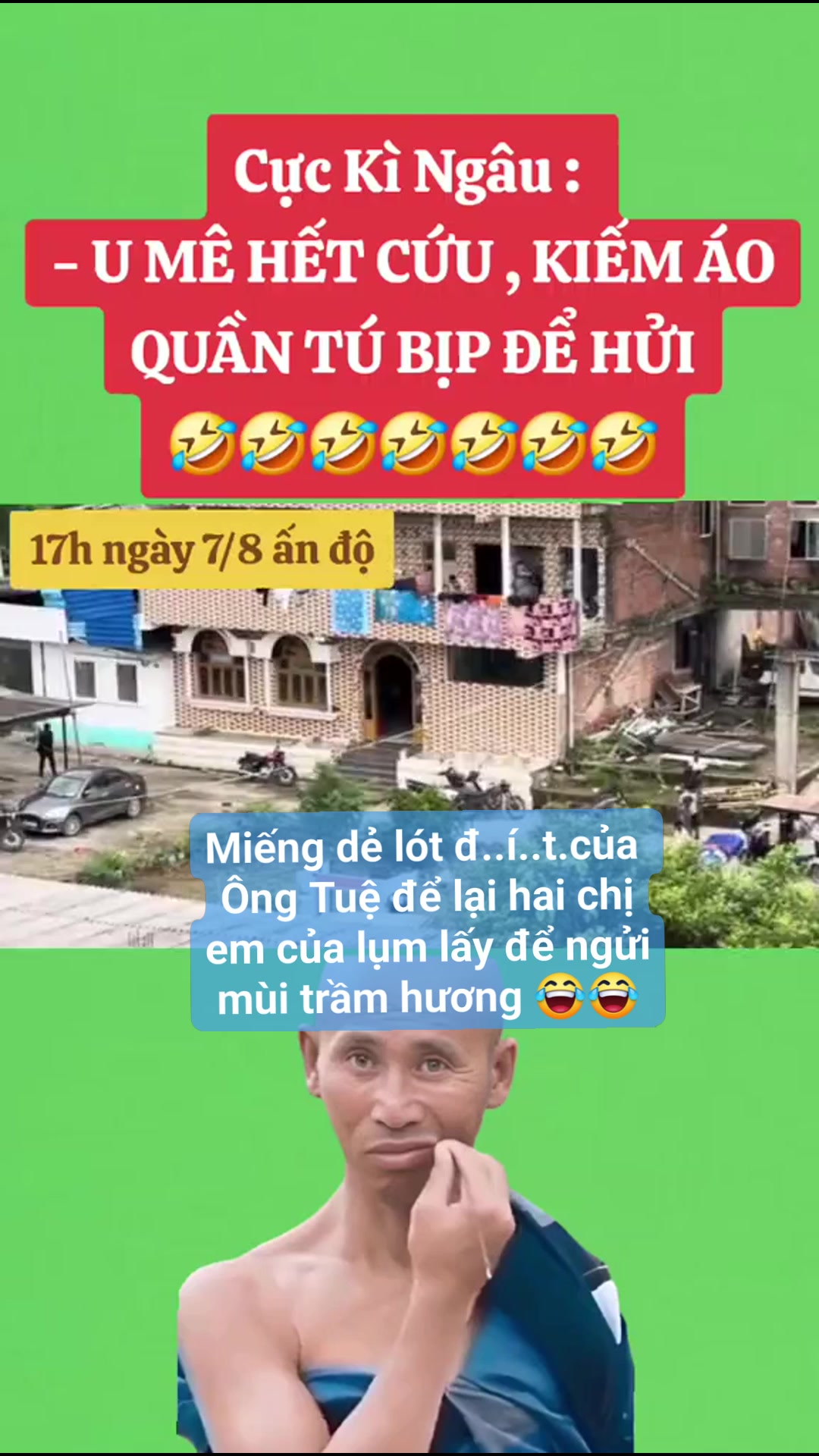 Thầy Minh Tuệ đi để lại miếng dẻ rách lót ngồi mấy chị cũng không bỏ ...