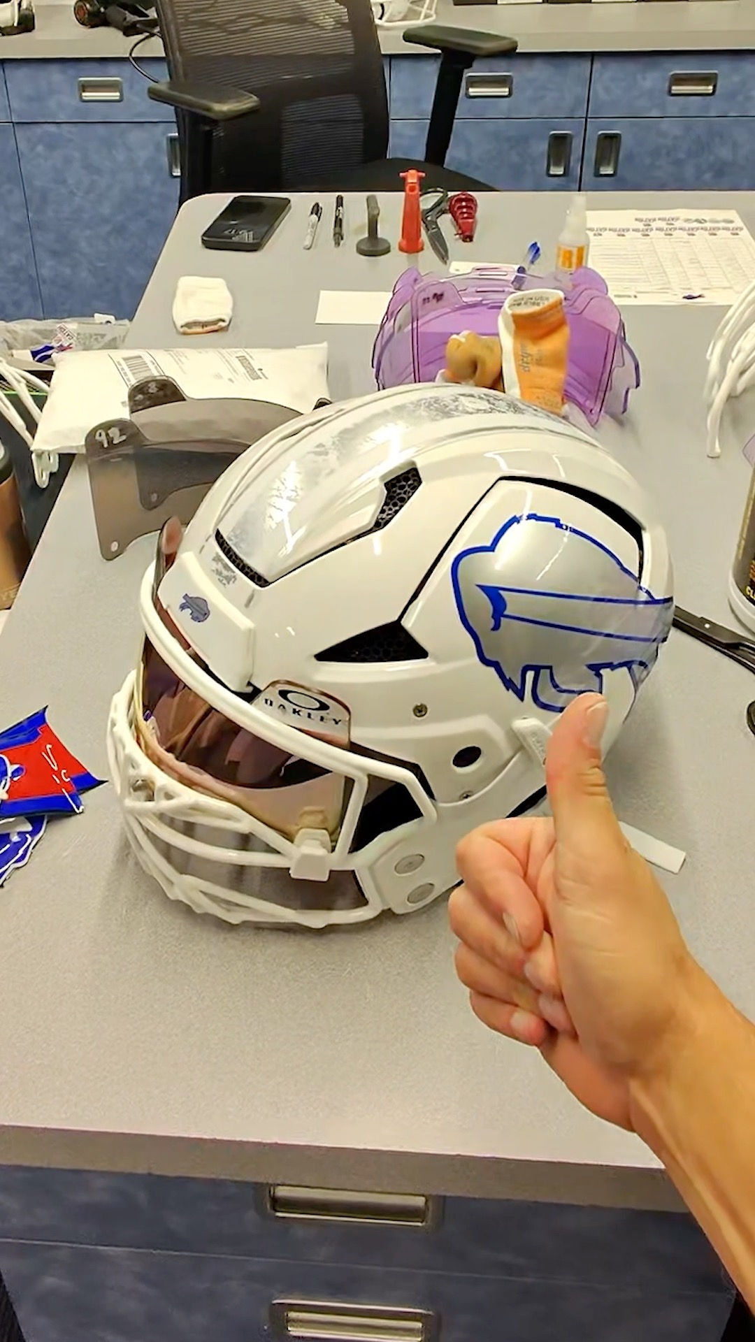 bills speedflex helmet Josh Allen Autographed Buffalo Chromed Speed Flex Authentic Beckett EXCLUSIVE OFFER Buffalo Bills Adult Extra Large