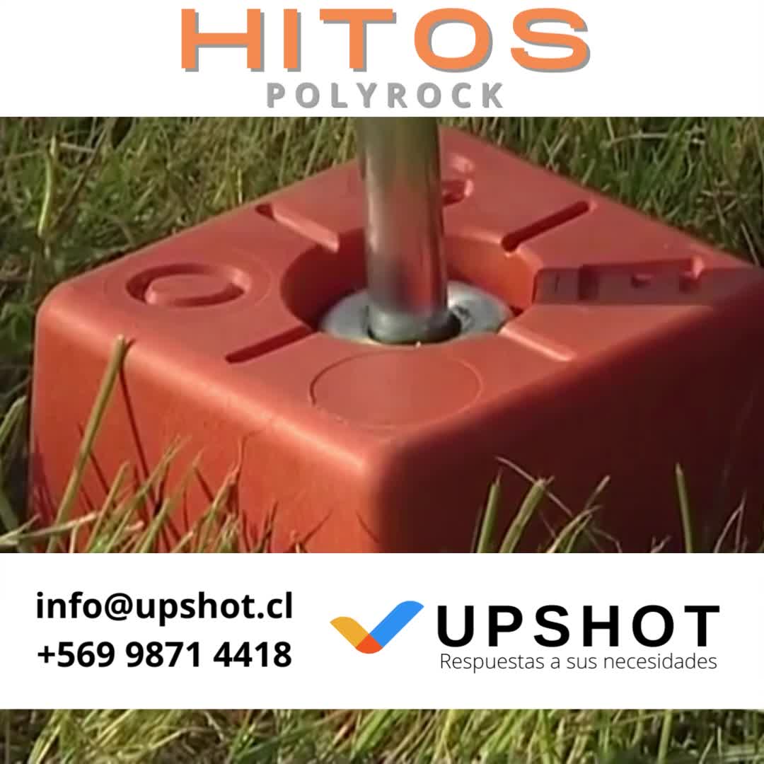Nuestros Hitos de polyrock son muy resistentes y fáciles de instalar ...