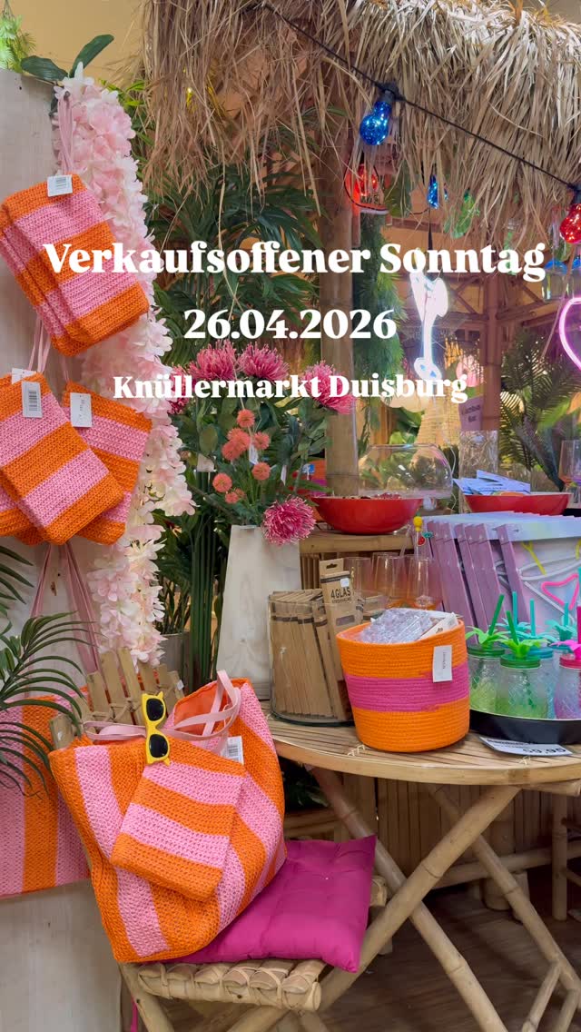 Lust auf was anderes am Sonntag? ☀️, Wir haben verkaufsoffen im Knüllermarkt ✨ , Perfekt zum Stöbern, inspirieren lassen und einfach mal rauskommen., Kommt vorbei & schaut euch um 👀,