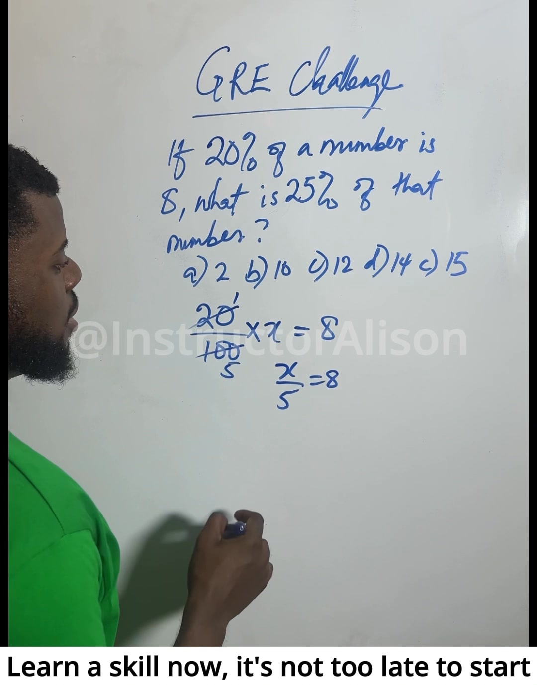 GRE Quantitative Challenge: Percentage Shortcut You Must Know! In this ...