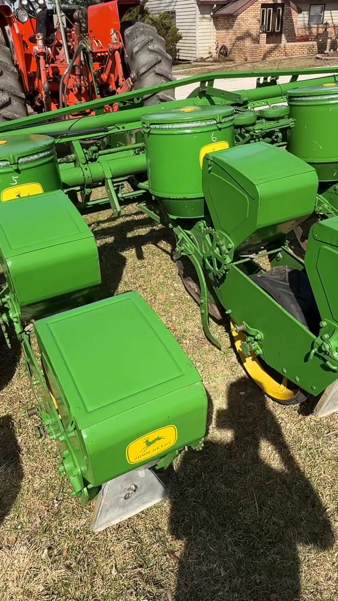 John Deere planter 694AN with back story. Google, Arland Lepper