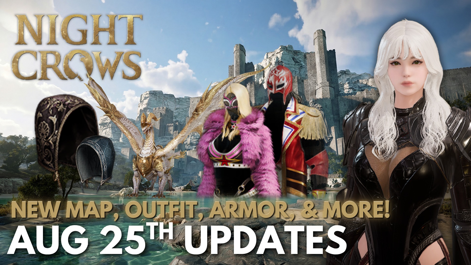 NIGHT CROWS NEW MAP & NEW ARMOR | August 25th Update Breakdown