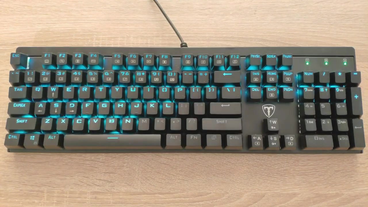 T-DAGGER Escort T-TGK303 Gaming Mechanical Keyboard [White LED