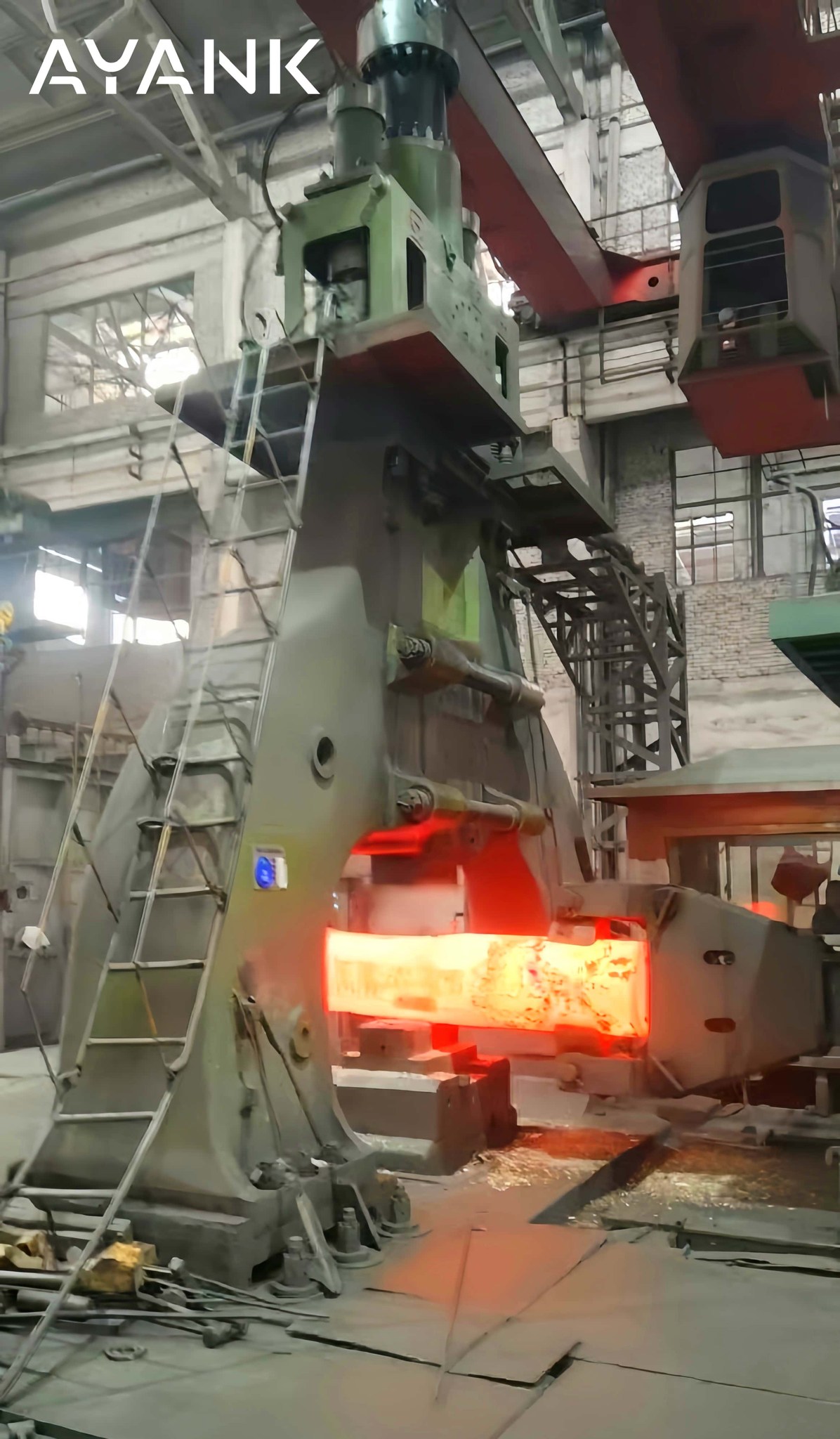 Fully hydraulic 5-ton forging hammer with a maximum striking energy of ...
