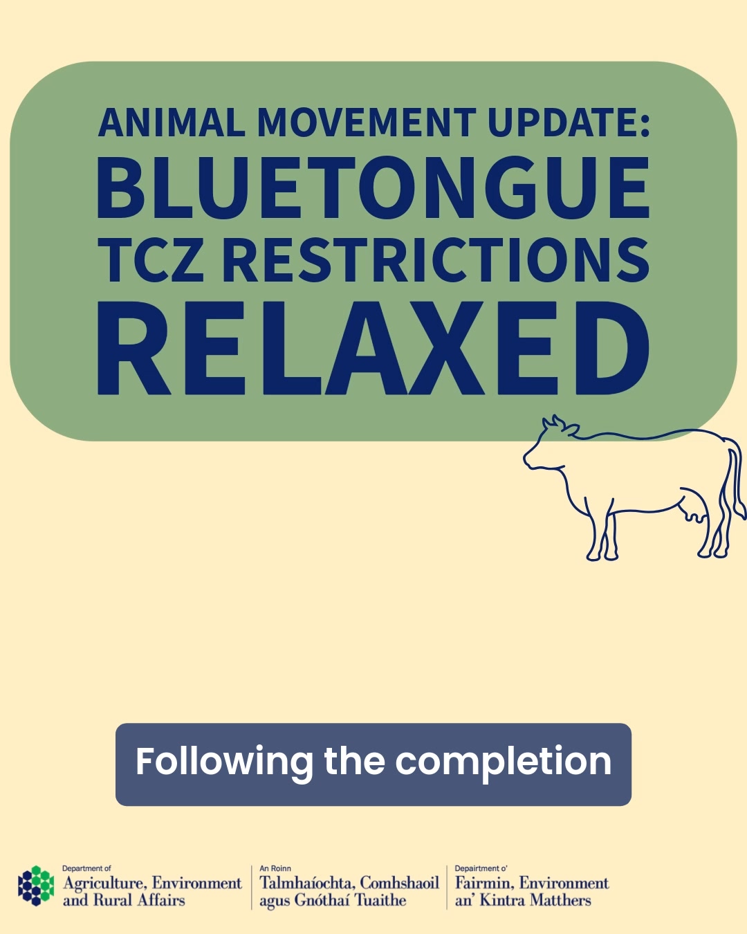 DAERA has announced relaxation of animal movement restrictions for ...