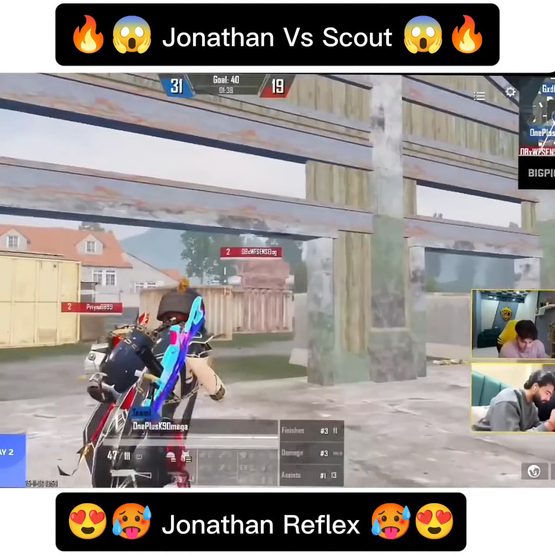 Jonathan Vs Scout 😱🔥 2v2 TDM Match 😍 ️‍🩹 Funny Moment 😂 Cc ...