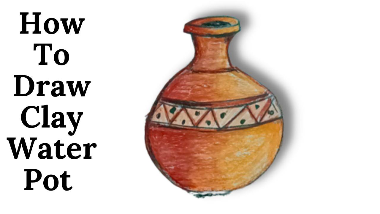 How to draw a pitcher step by step| how to draw a jar easily | how to ...