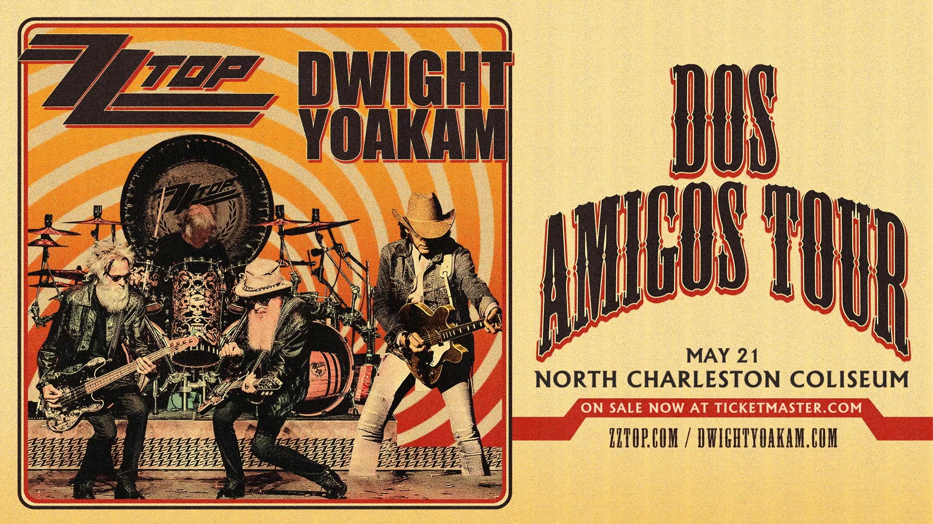 The Lynchburg Amphitheater announced on Wednesday that the May 21