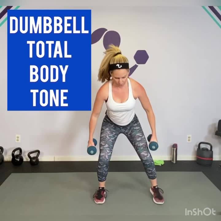 🔥Dumbbell Total Body🔥 . Compound exercises to strengthen, sculpt and