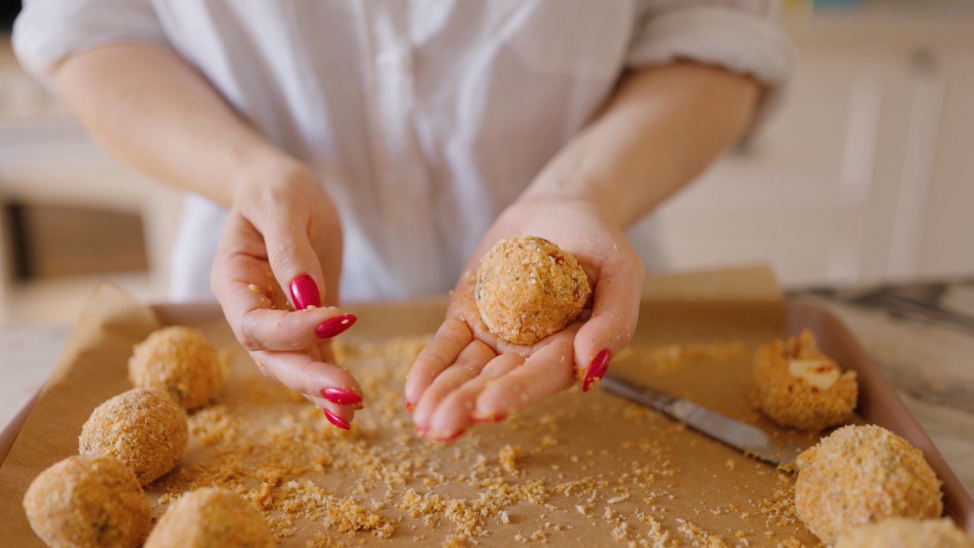 Nikalene Riddle - Making Arancini from your risotto... | Facebook